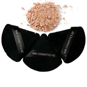 Soft makeup setting powder puffs by MB Cosmetics BZ