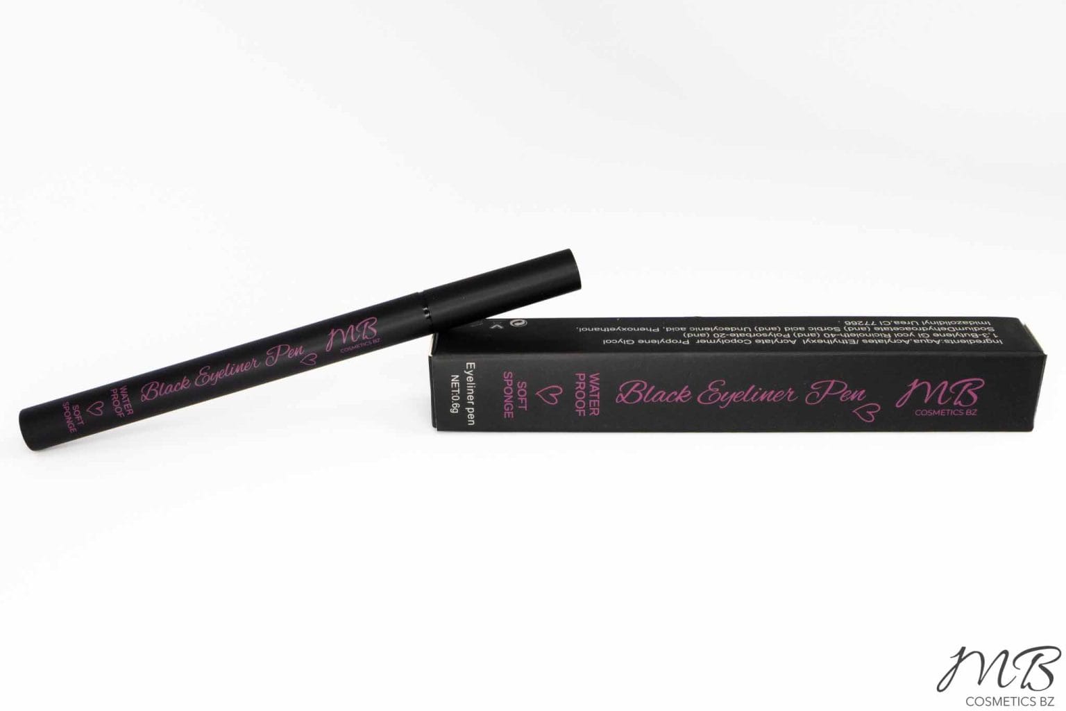MB Cosmetics BZ – Waterproof Black Eyeliner Pen - Image 2
