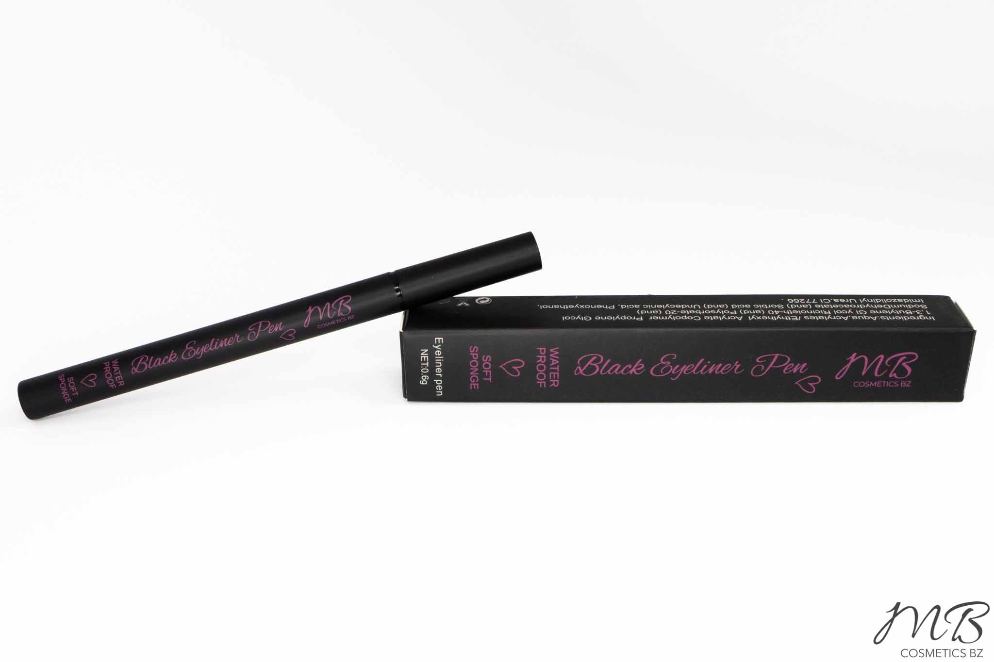 Waterproof Black Eyeliner Pen - MB Cosmetics BZ - Image 2