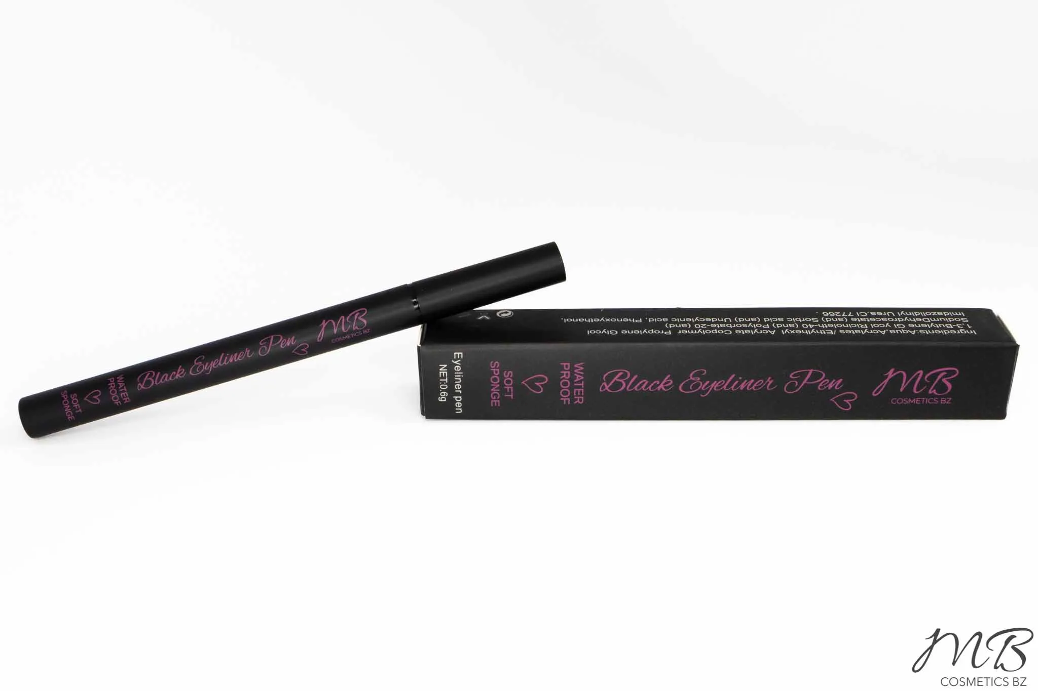 Waterproof Black Eyeliner Pen - MB Cosmetics BZ - Image 2