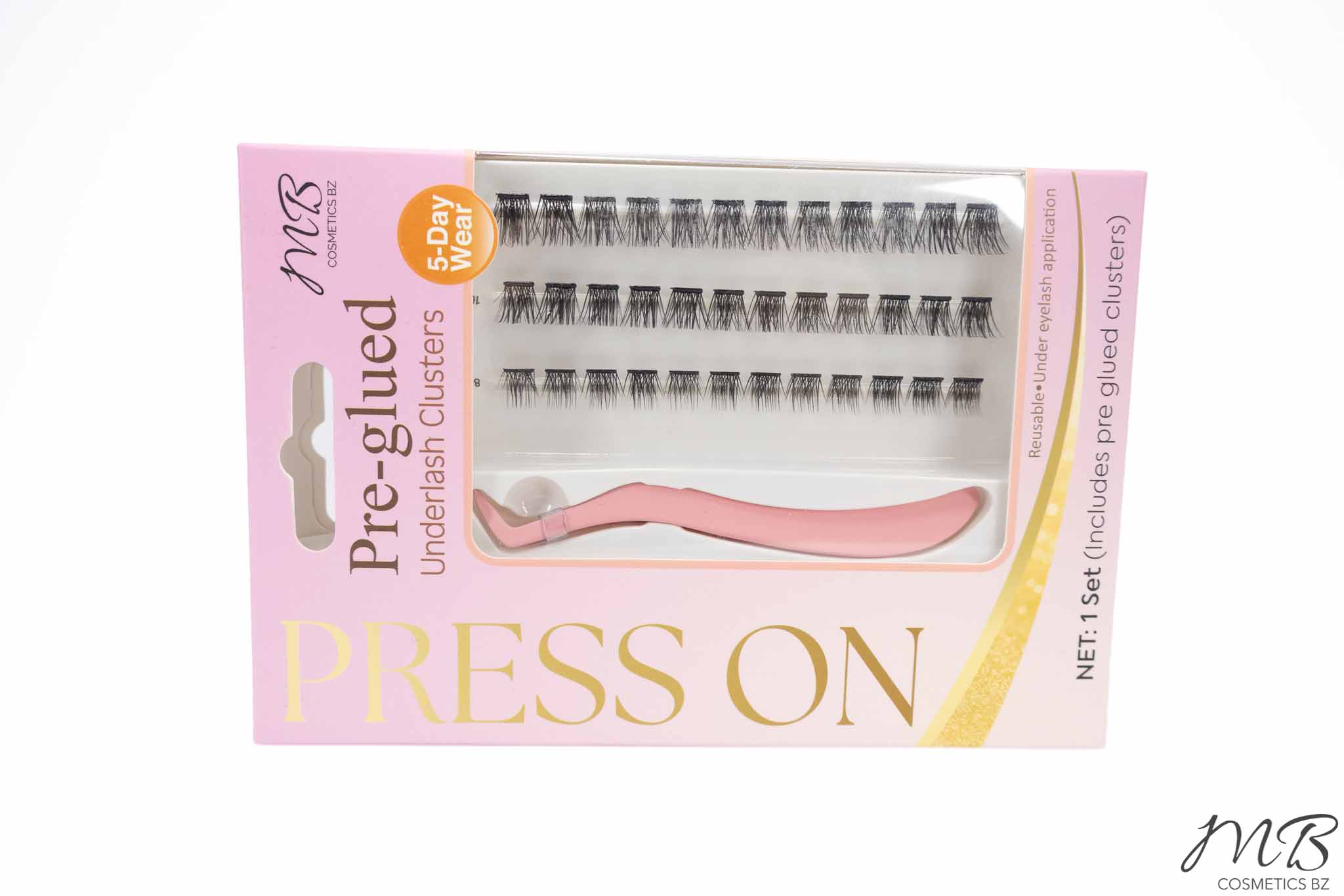 Press On MB Cosmetic Eyelash kit